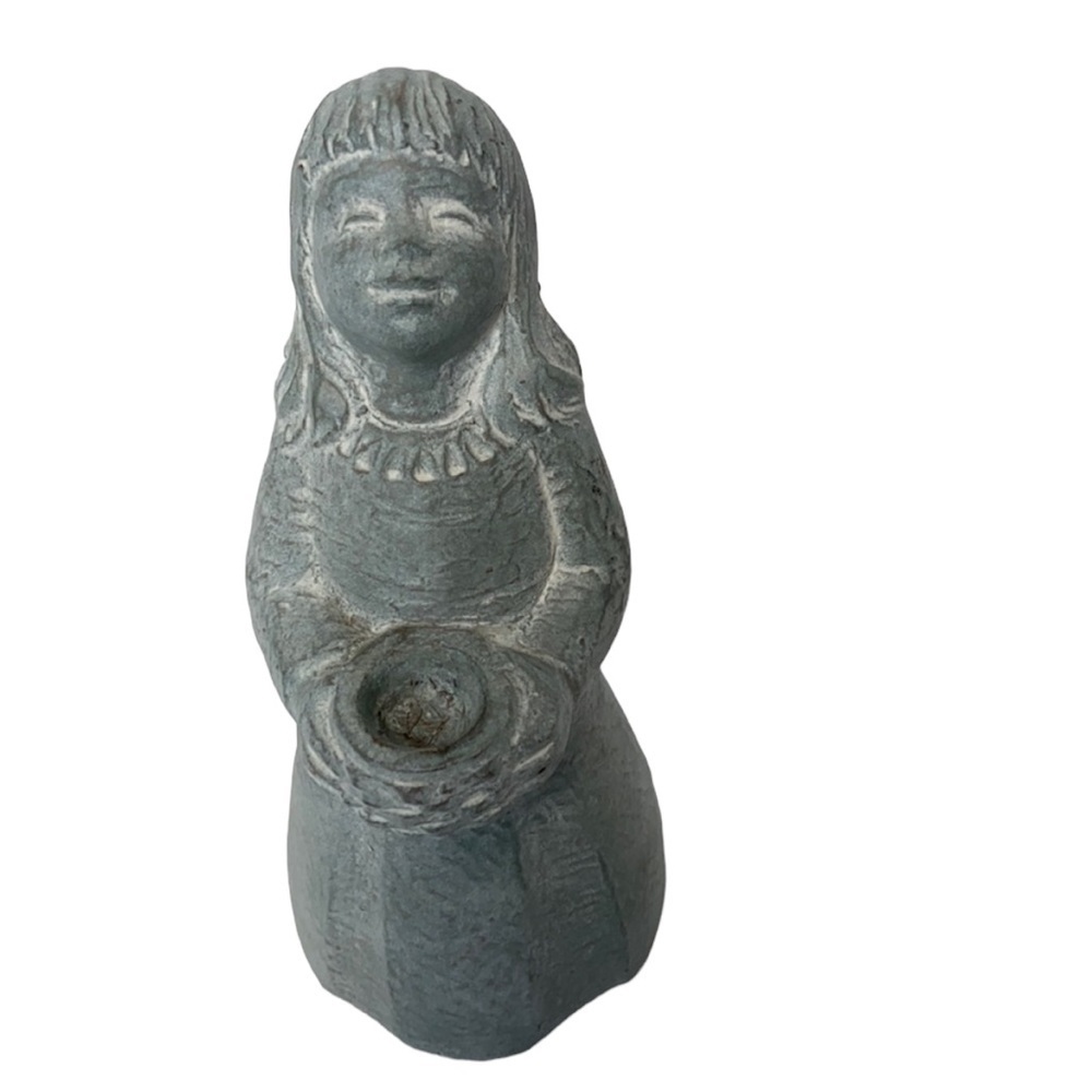 Isabel Bloom Small Candle Holder Angel 2000 Signed